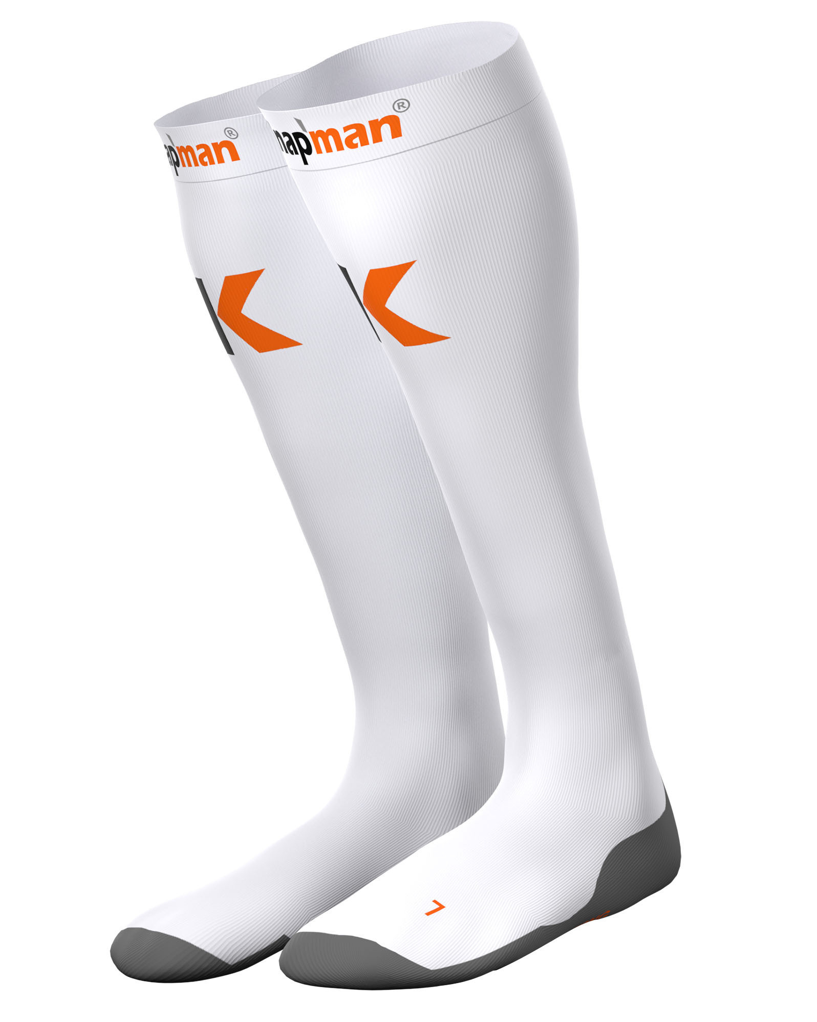 Knap'man Ultra Strong Compression Socks weiß