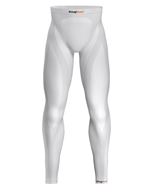Knap'man Zoned Compression Tights Long 25% weiß