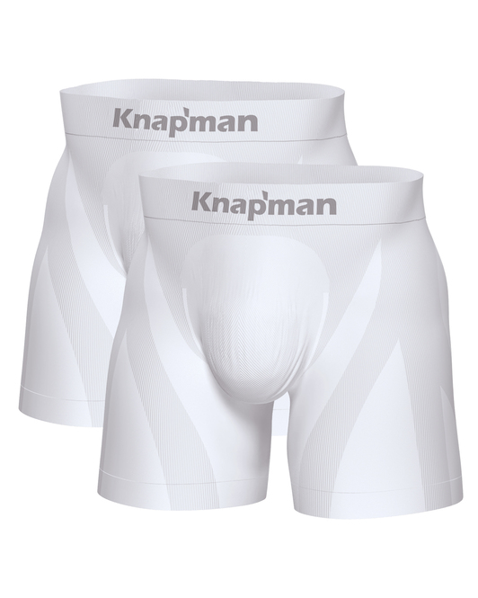Knapman Ultimate Comfort Boxershort 3.0 Weiß | Twopack